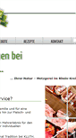 Mobile Screenshot of metzgerei-kluth.de